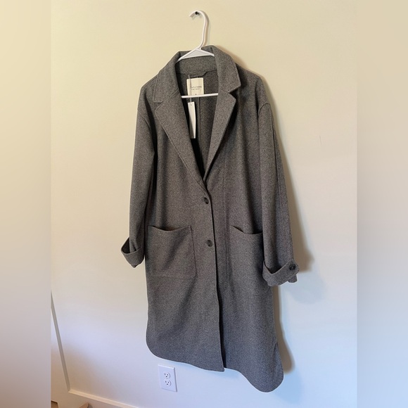 Gentle Fawn Charcoal Trench Coat - Picture 2 of 5